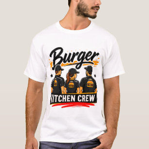 Camiseta 🍔 Equipe da Cozinha do Burger 👨‍🍳
