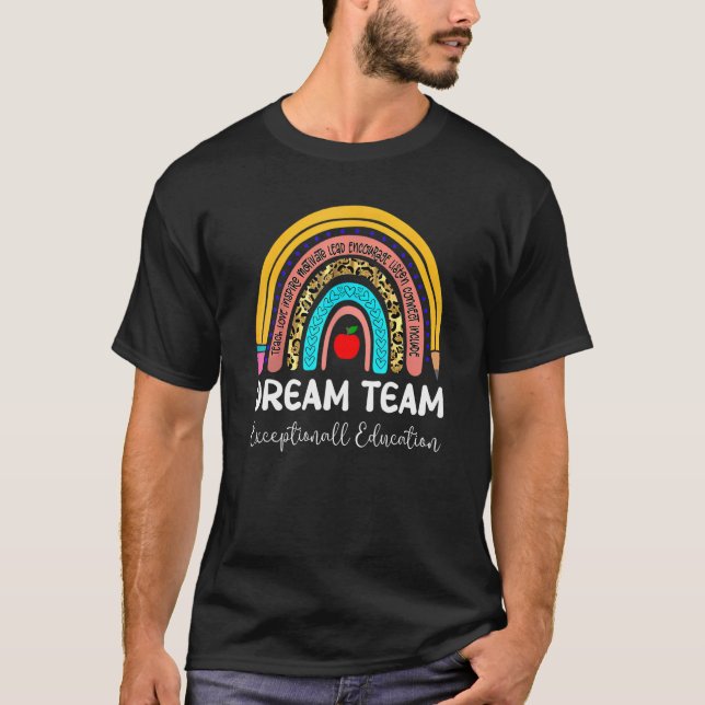Camiseta Equipe da Dream Excepcional Educação Rainbow Penci (Frente)