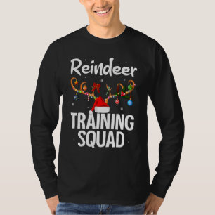 Camiseta Equipe da Família da Equipe de Treinamento de Rena