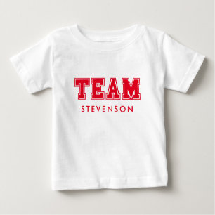 Camiseta Equipe da família personalizada