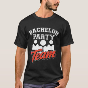 Camiseta Equipe da Festa de Despedida de Solteiro Noivo Noi