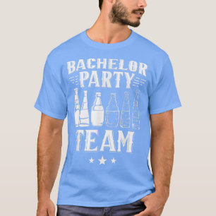 Camiseta Equipe da Festa de Despedida de Solteiro Noivo Noi