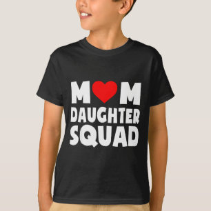 Camiseta Equipe da mãe e da filha feliz dia das mães filha 