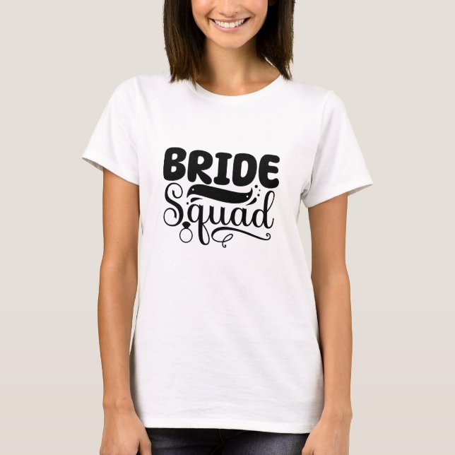 Camiseta Equipe da Noiva (Frente)