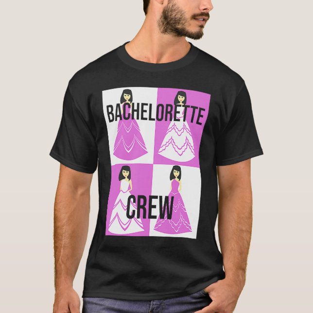 Camiseta Equipe da noiva da despedida de solteira à noite f (Frente)