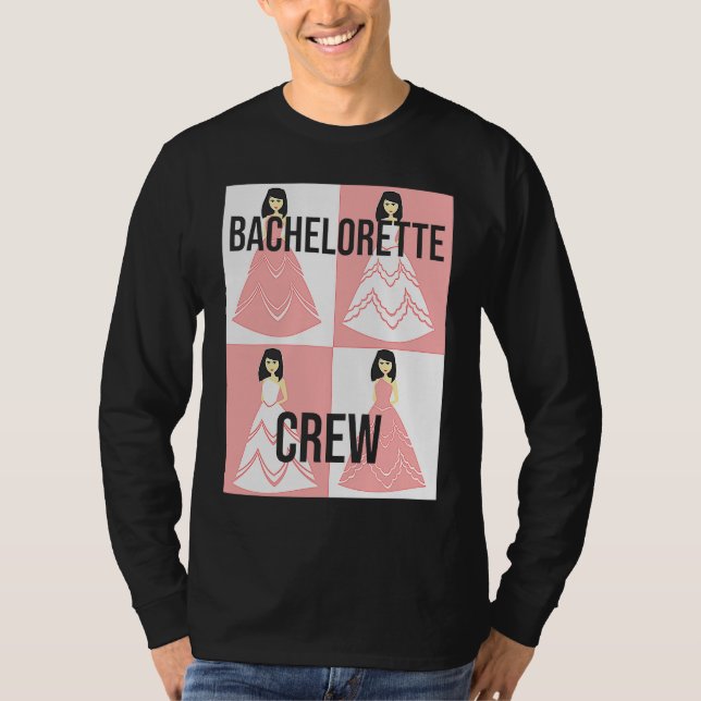 Camiseta Equipe da noiva da despedida de solteira noite da  (Frente)