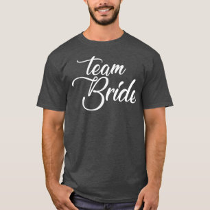 Camiseta Equipe da Noiva Festa de Casamento e Festa de Desp