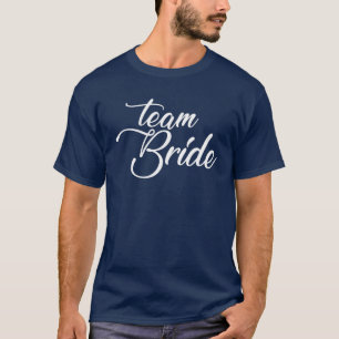 Camiseta Equipe da Noiva Festa de Casamento e Festa de Desp