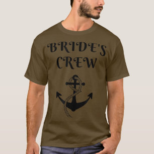 Camiseta Equipe da Noiva, Fonte Preta e Âncora, Náutico & N