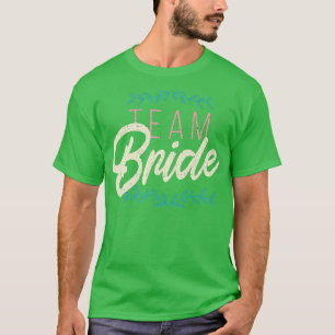 Camiseta Equipe da Noiva Noiva Casamento Dama de Honra