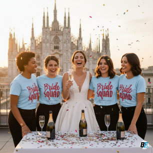Camiseta Equipe da Noiva Retro dos Anos 70 Nome das Damas d