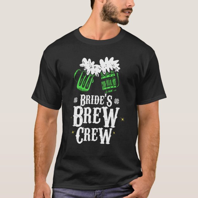 Camiseta Equipe da Noiva St Patricks Day Despedida de Solte (Frente)