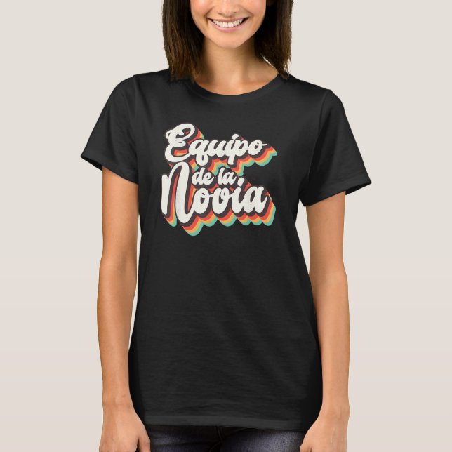 Camiseta Equipe da Noiva Team Bride Despedida de Solteira (Frente)