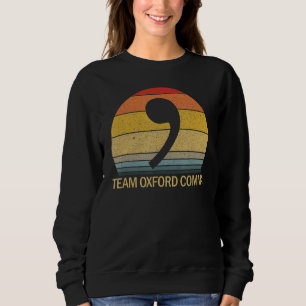 Camiseta Equipe da Oxford Comma Retro Sunset Equipe Oxford
