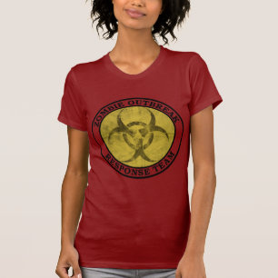Camiseta Equipe da resposta da manifestação do zombi