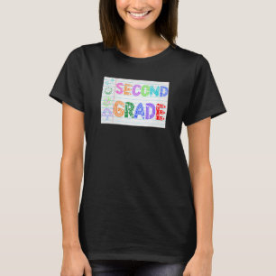 Camiseta Equipe da Segunda Série Desenho Fofo Crianças da E