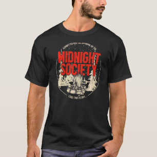 Camiseta Equipe da Sociedade Meia-Noite Acampando Ao Ar Ext