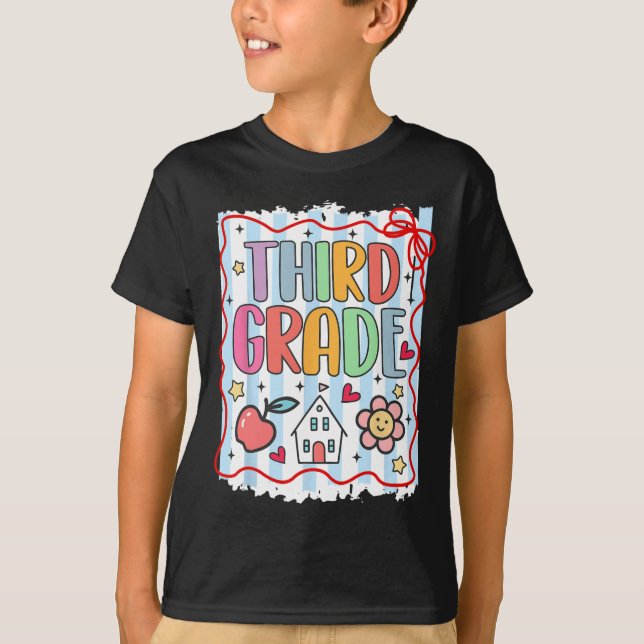 Camiseta Equipe da Terceira Série de Volta à Escola 3ª Séri (Frente)