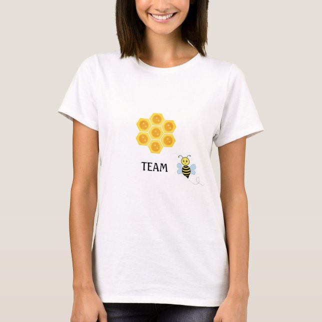 Camiseta Equipe de Abelhas e Mel (Frente)