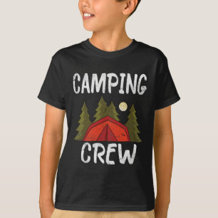 Camiseta Equipe de Acampamento de 2021 Família Camper Viage