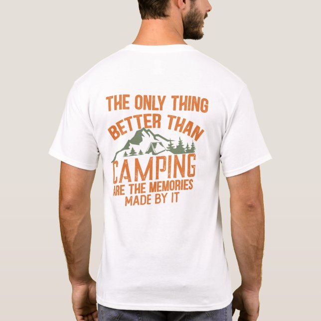 Camiseta Equipe de Acampamento de Verão do Acampamento Dive (Verso)