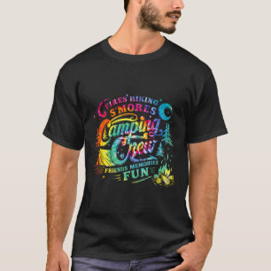 Camiseta Equipe de Acampamento Família Correspondente Tie D