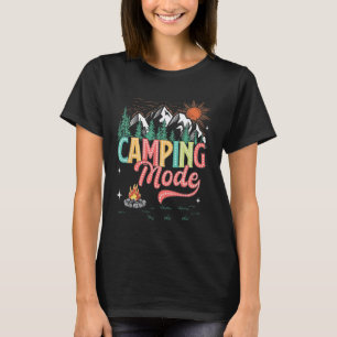 Camiseta Equipe de Acampamento Familiar Retro Est 2025 Camp