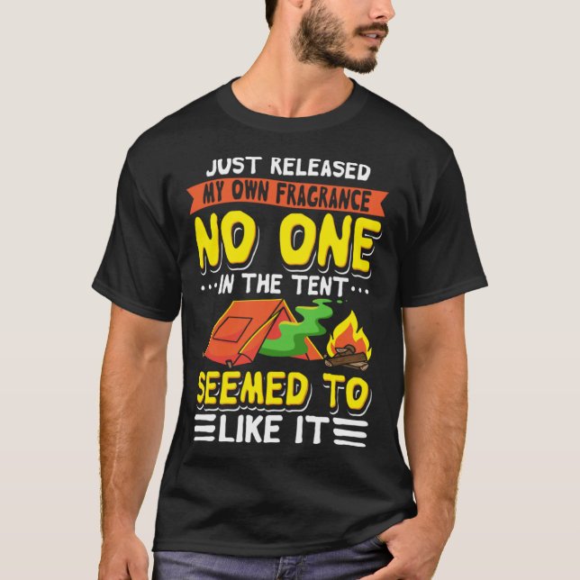 Camiseta Equipe de acampamento Fart Campfire Camper Campsit (Frente)