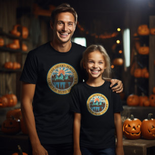 Camiseta Equipe de acampamento personalizada que correspond