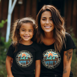 Camiseta Equipe de acampamento personalizada que correspond