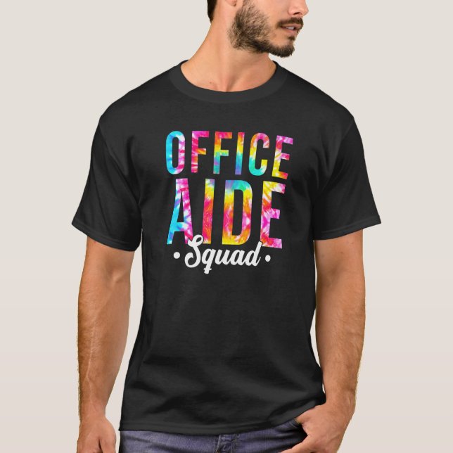 Camiseta Equipe de Admin do Professor do Escritório de Tie  (Frente)