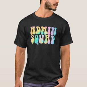 Camiseta Equipe de Administração Tie Dye Secretária Escolar