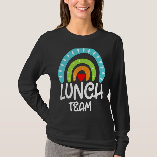 Camiseta Equipe de Almoços Equipe de Esquadrão Corresponden (Frente)
