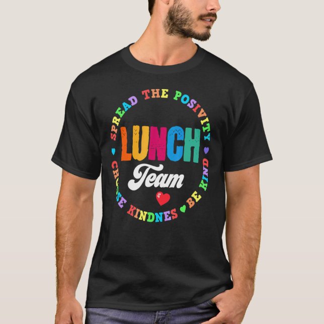 Camiseta Equipe de Almoços Equipe de Esquadrão Corresponden (Frente)