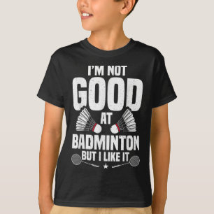 Camiseta Equipe de Amante de Badminton Treinador de Shuttle