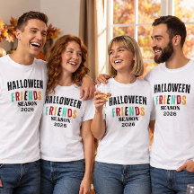 Camiseta Equipe de Amigos do Halloween 2026