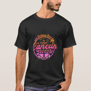 Camiseta Equipe de Aniversário de 60 anos de Cancun Férias