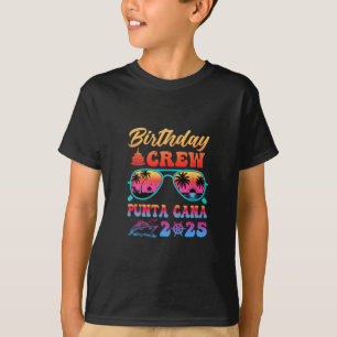 Camiseta Equipe de Aniversário de Punta Cana Férias Cruzeir