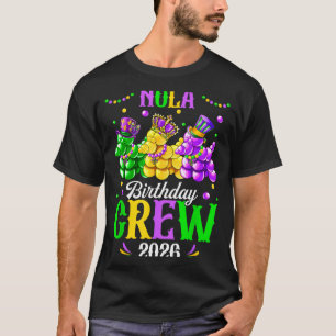 Camiseta Equipe de Aniversário Nola 2026 Carnaval de Mardi