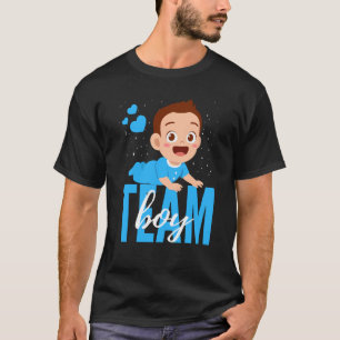 Camiseta Equipe de Anúncio de Gênero - Festa de Bebê Revela