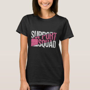 Camiseta Equipe de apoio à família de conscientização do Ca