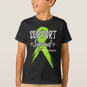 Camiseta Equipe de Apoio Conscientização da Saúde Mental Ve