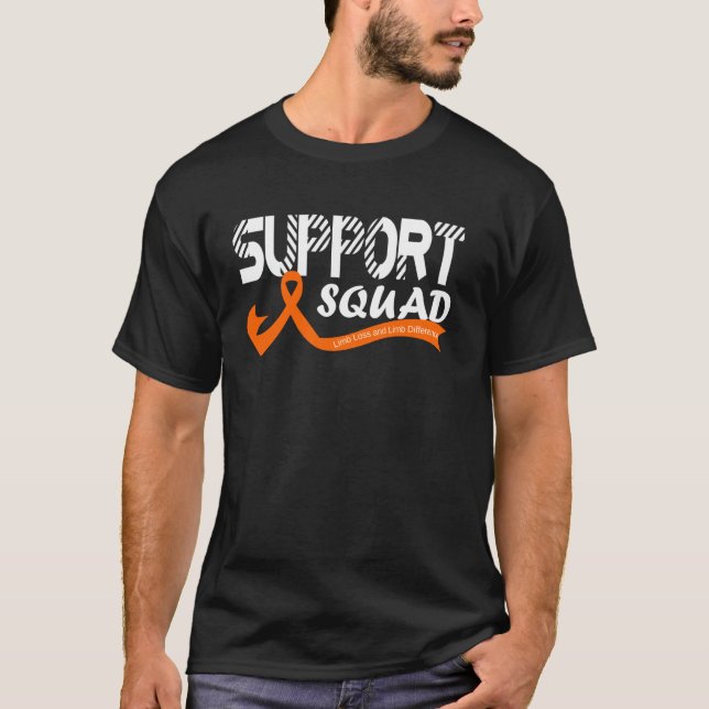 Camiseta Equipe de Apoio Conscientização sobre Perda e Dife (Frente)