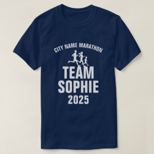 Camiseta Equipe de Apoio de Maratona Personalizada, Família