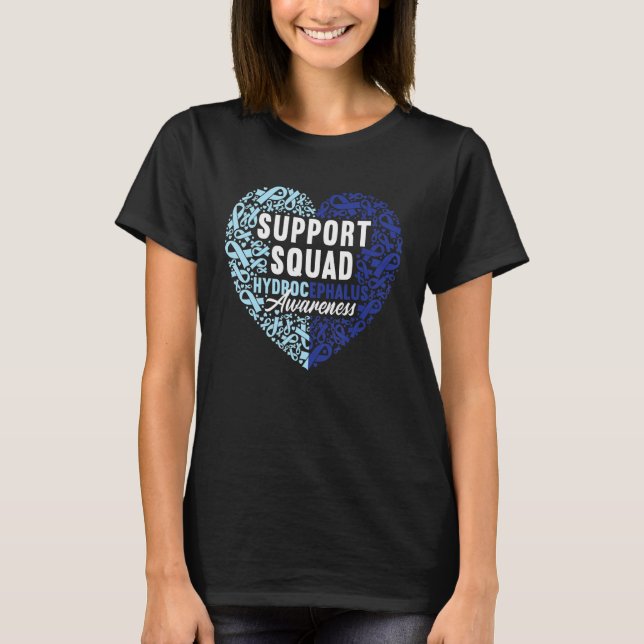 Camiseta Equipe de Apoio Eu Adquiri Ou Hidrocefalia Congêni (Frente)