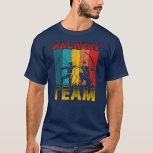 Camiseta Equipe de Arqueação Engraçada de Arcos de Seta de