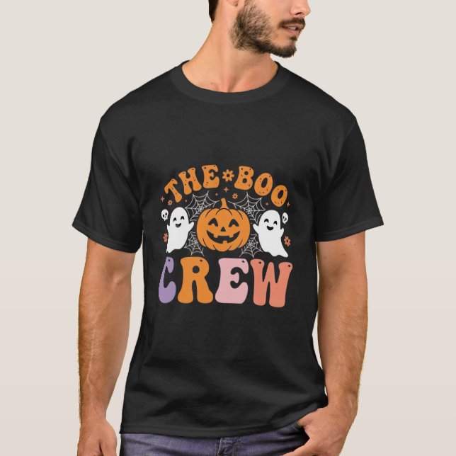 Camiseta Equipe de Arrepantar do Dia das Bruxas Projeto de  (Frente)