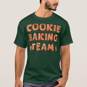 Camiseta Equipe de Assar Biscoitos Natal Família Assando Bi
