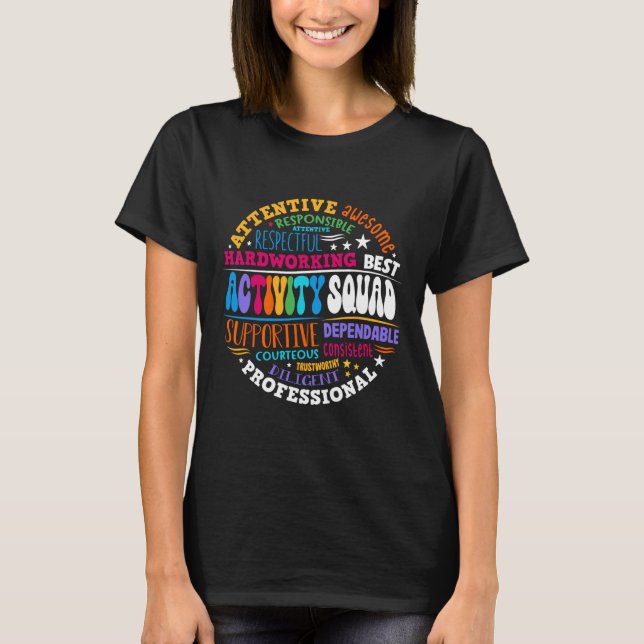 Camiseta Equipe de Atividade Profissionais da Equipe Instan (Frente)