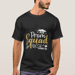Camiseta Equipe de Baile 2025 Irmã Orgulhosa Graduada Baile